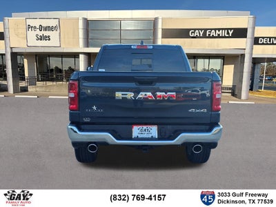 2026 RAM 1500 Lone Star Crew Cab 4x4 5'7" Box