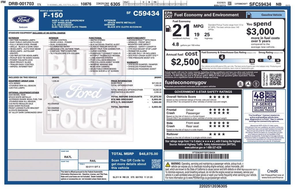 2025 Ford F-150 STX