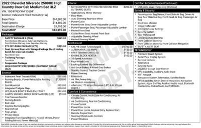2022 Chevrolet Silverado 2500 HD High Country