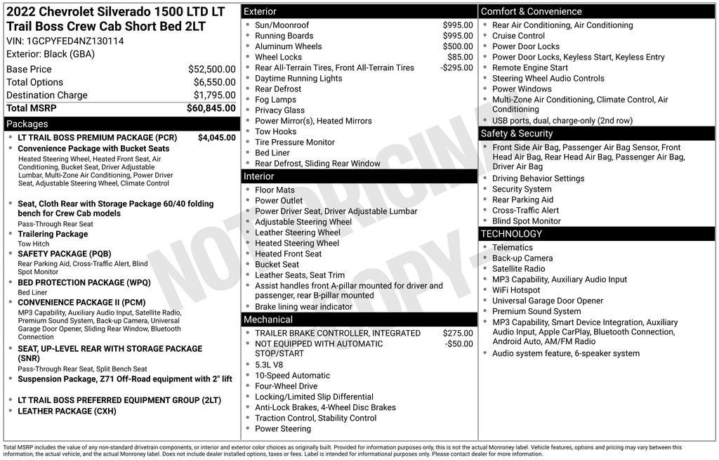 2022 Chevrolet Silverado 1500 LTD LT Trail Boss