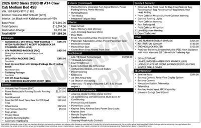 2026 GMC Sierra 2500 HD AT4