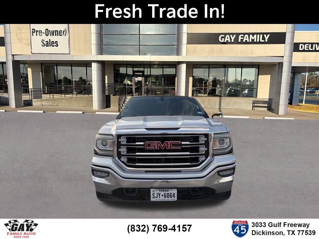 Used 2018 GMC Sierra 1500 SLT with VIN 3GTU2NEC4JG536779 for sale in Dickinson, TX