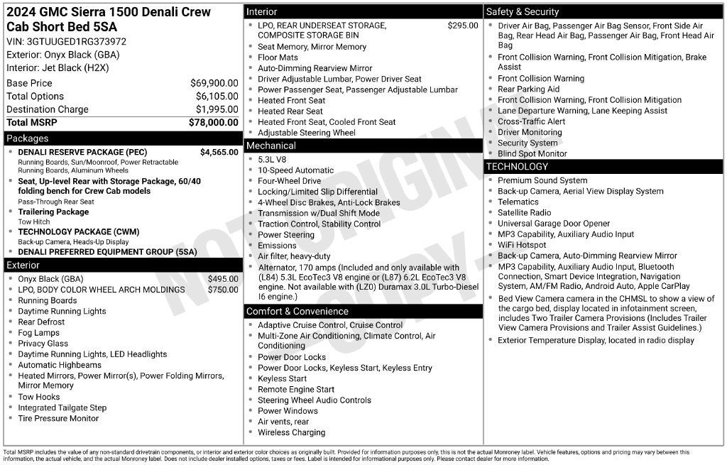 2024 GMC Sierra 1500 Denali
