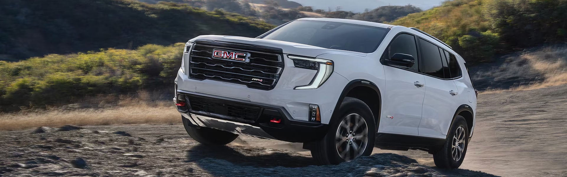 White GMC Acadia